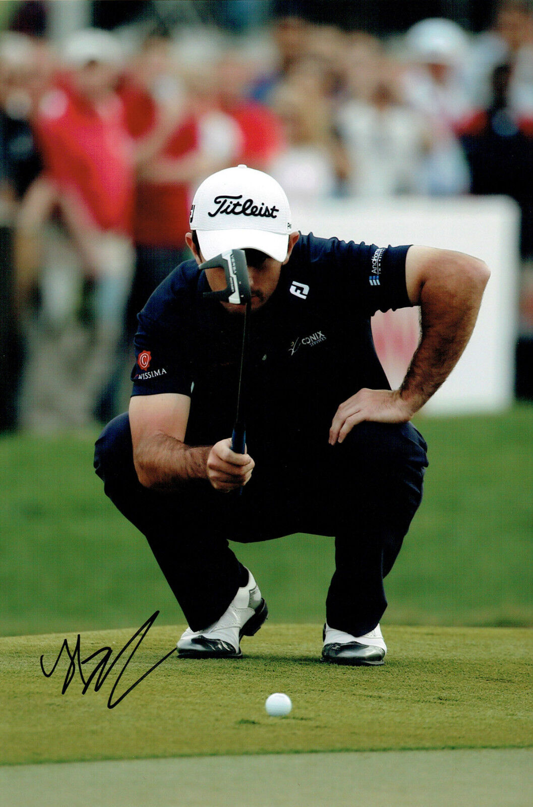 Gary STAL 12x8 Photo Poster painting Signed Autograph European Tour Winner French Golf AFTAL COA