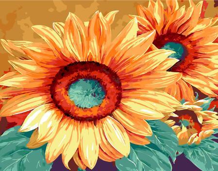 Sunflowers Morning Glory – Paint By Numbers - 40*50CM, 501 Original