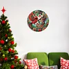 Diamond Painting Christmas Cardinal Wall Clock
