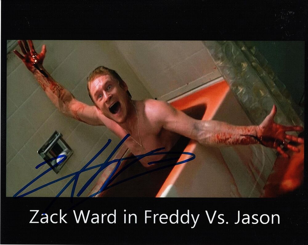 Zack Ward Signed 8x10 Photo Poster painting Autograph Freddy Vs Jason Z1