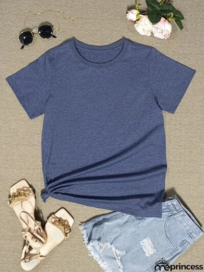 Round Neck Short Sleeve T-Shirt