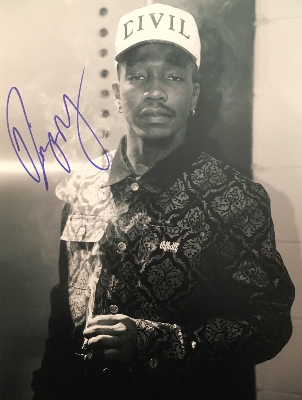 DIZZY WRIGHT SIGNED 11x14 Photo Poster painting HOT RAPPER AUTOGRAPHED *The Growing Process*