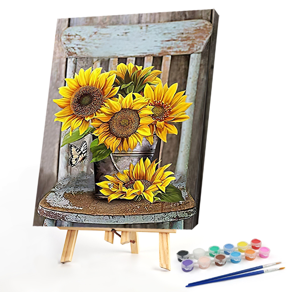 

40*50CM - Paint By Numbers - Sunflower, 501 Original