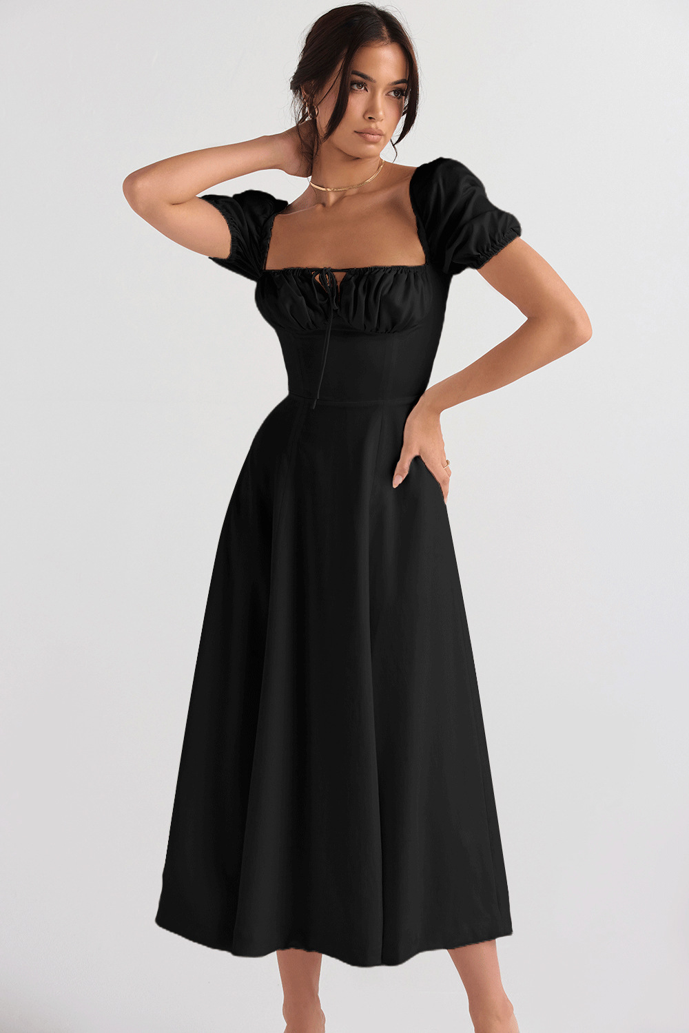 Fashionable high-end strap dress – msheep.com