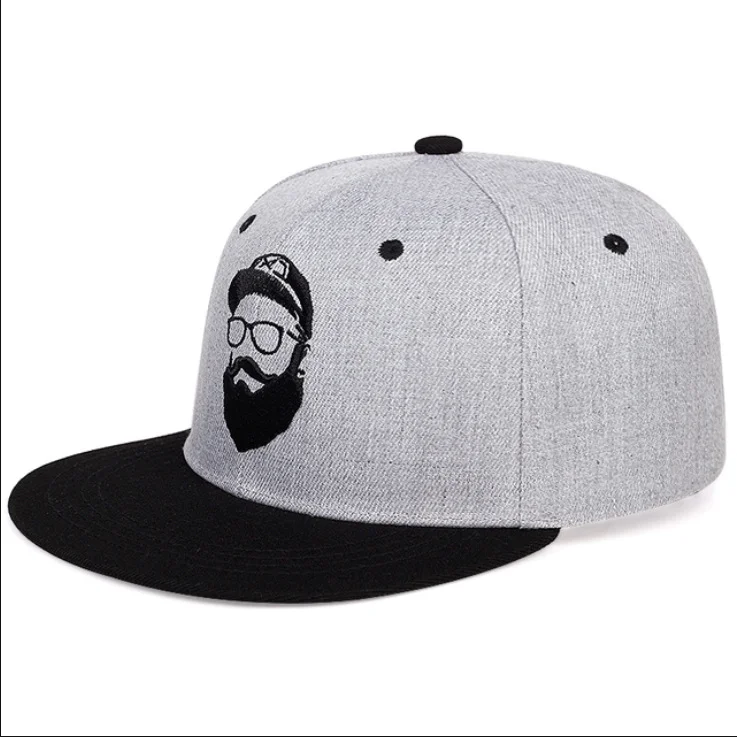 Beard Old Man Embroidery Baseball Cap Mesh Caps Casual Snapback Hat Adjustable Hip Hop Hats at Hiphopee