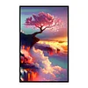 (Counted/Stamped)(Big Size) 11CT Tree and cloud Cross Stitch -40x63cm/15.75*24.8in