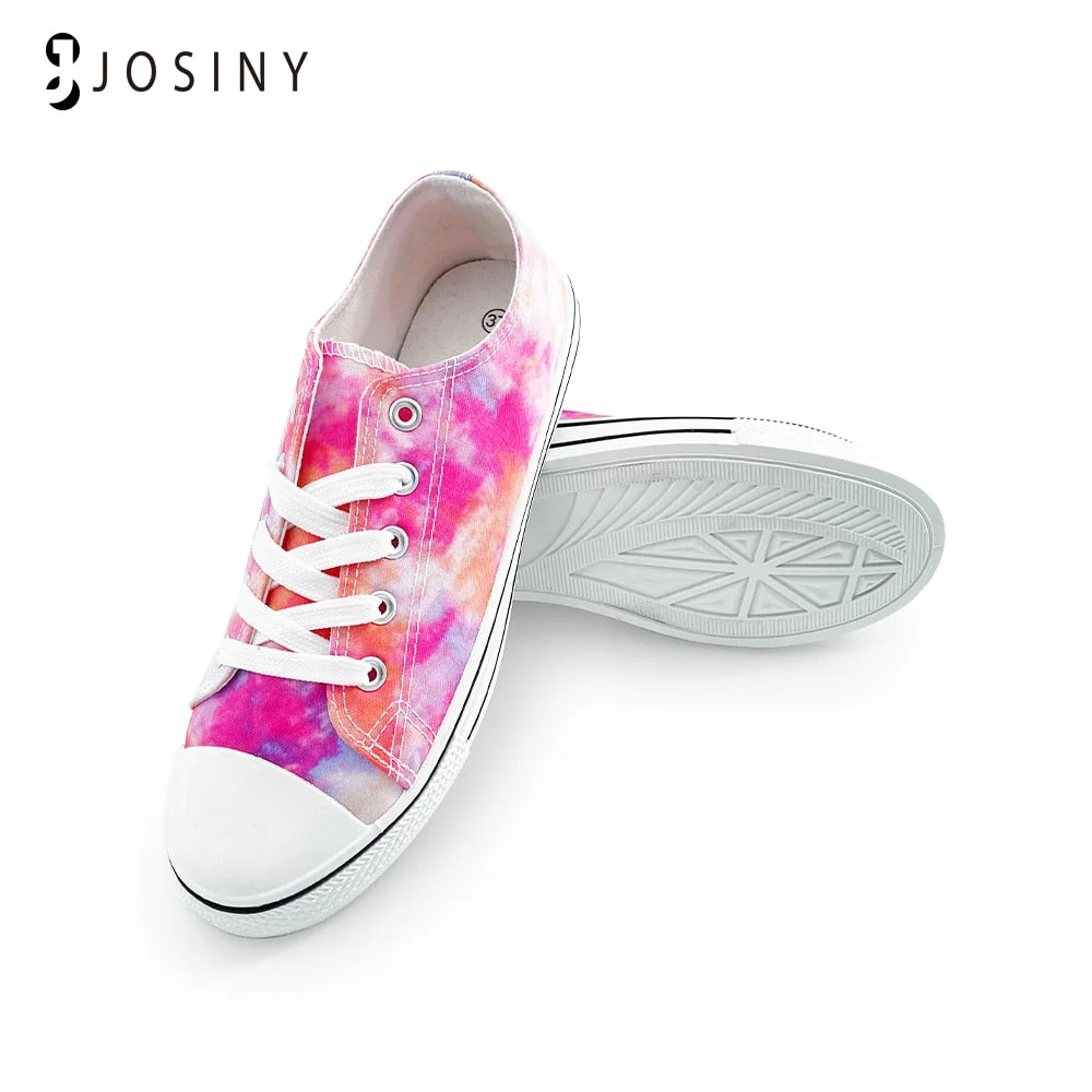 JOSINY Classic Women&#39;s Sneakers Sports Canvas Shoes For Women Casual Ladies Flat Lace-up