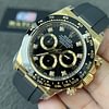 Rolex Cosmograph Daytona Yellow Gold Oysterflex Diamond Black Dial Replica