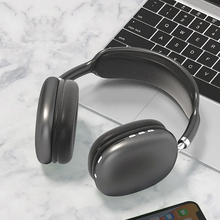Air Max Wireless Bluetooth Headphones with Mic Noise Cancellation