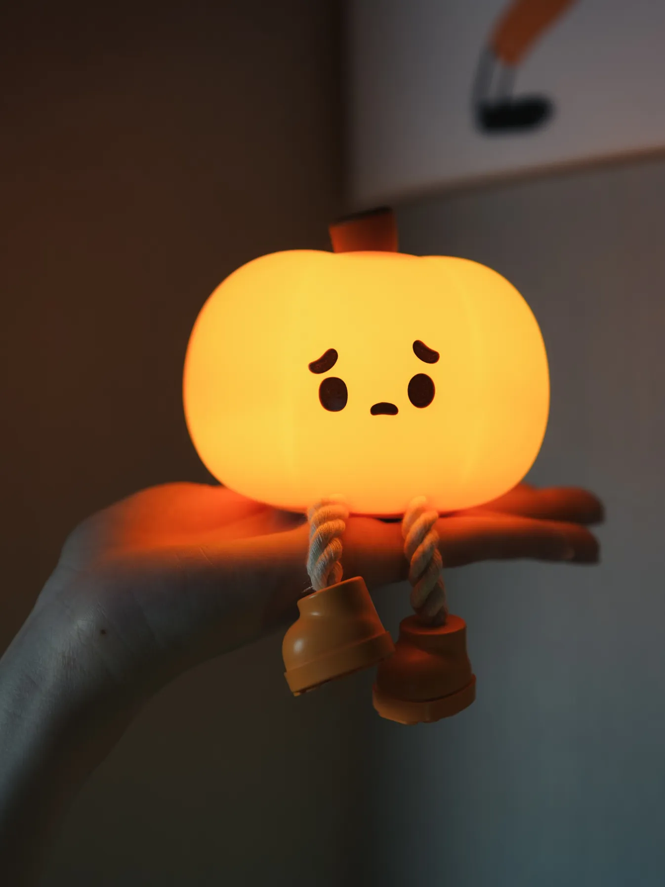 Pumpkin Glow Buddy | Glow-in-the-Dark Bedside Buddy