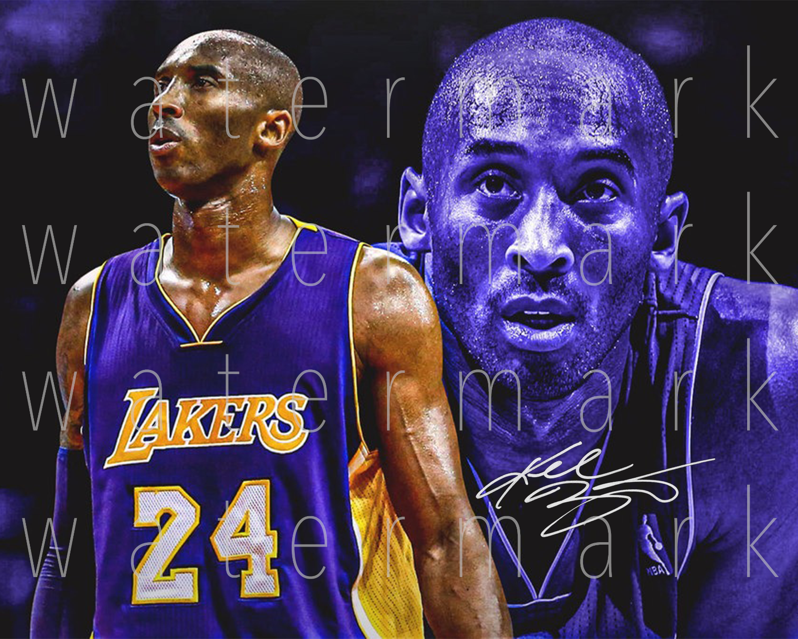 Kobe Byrant signed Los Angeles LA Lakers Photo Poster painting 8X10 poster picture autograph RP