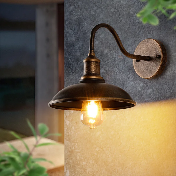 American Vintage Industrial Wall Lamp Outdoor Sconce Light