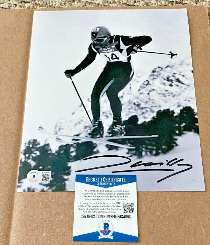 JEAN CLAUDE KILLY SIGNED OLYMPIC SKING 8X10 Photo Poster painting BECKETT CERTIFIED #3