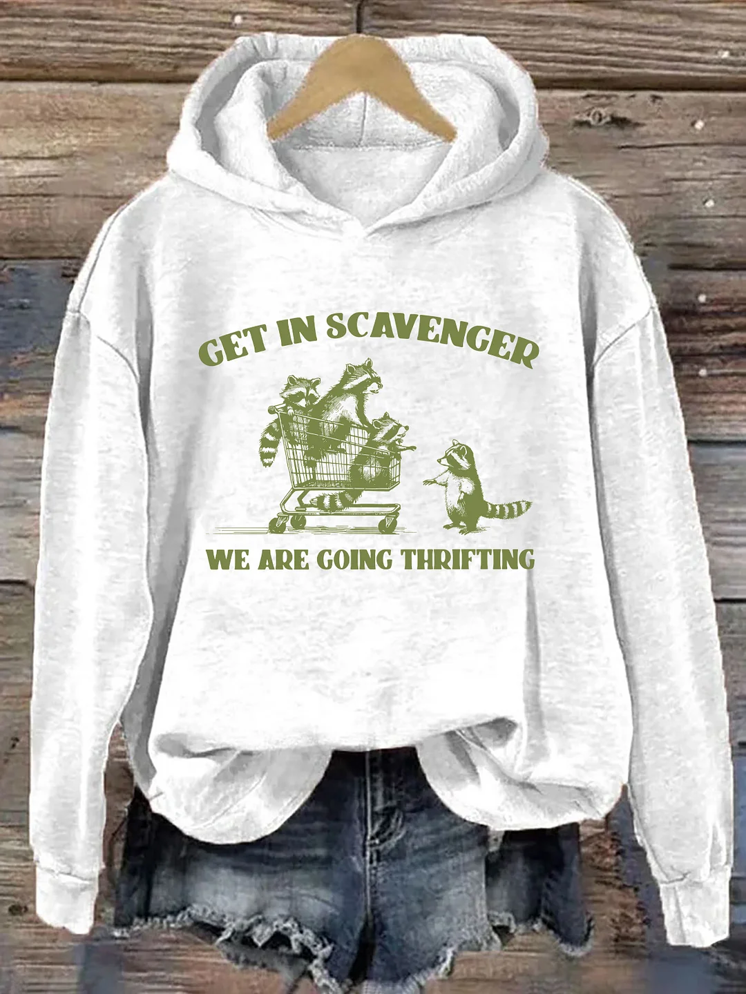 Get In Scavenger We're Going Thrifting Hoodie