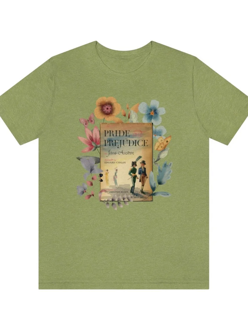 Pride And Prejudice Shirt - Jane Austen & Elizabeth Bennet T-shirt / DarkAcademias /Darkacademias