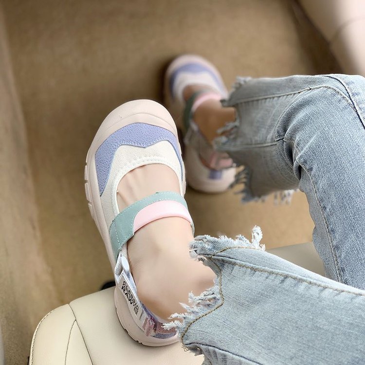 Chaussures en lin respirantes pour femmes, baskets mignonnes, sandales décontractées, printemps, automne, grande taille