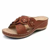 Women's comfortable flat round toe sandals