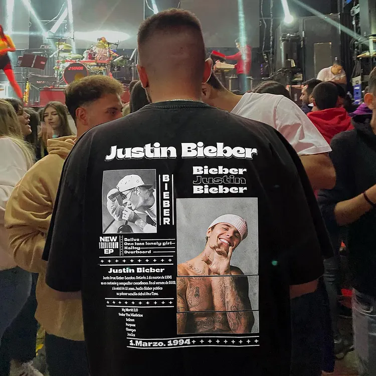 Justin Bieber Printed Men's T-shirt