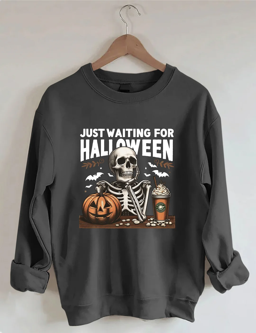 Just Waiting for Halloween Sweatshirt