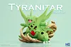 1/20 & 1/8 Scale World Zukan Evolution of Tyranitar Set & Mega Tyranitar - Pokemon Resin Statue - MG Studios