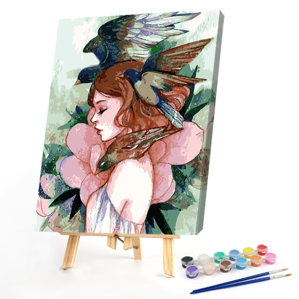 

40*50CM - Paint By Numbers - Girl, 501 Original
