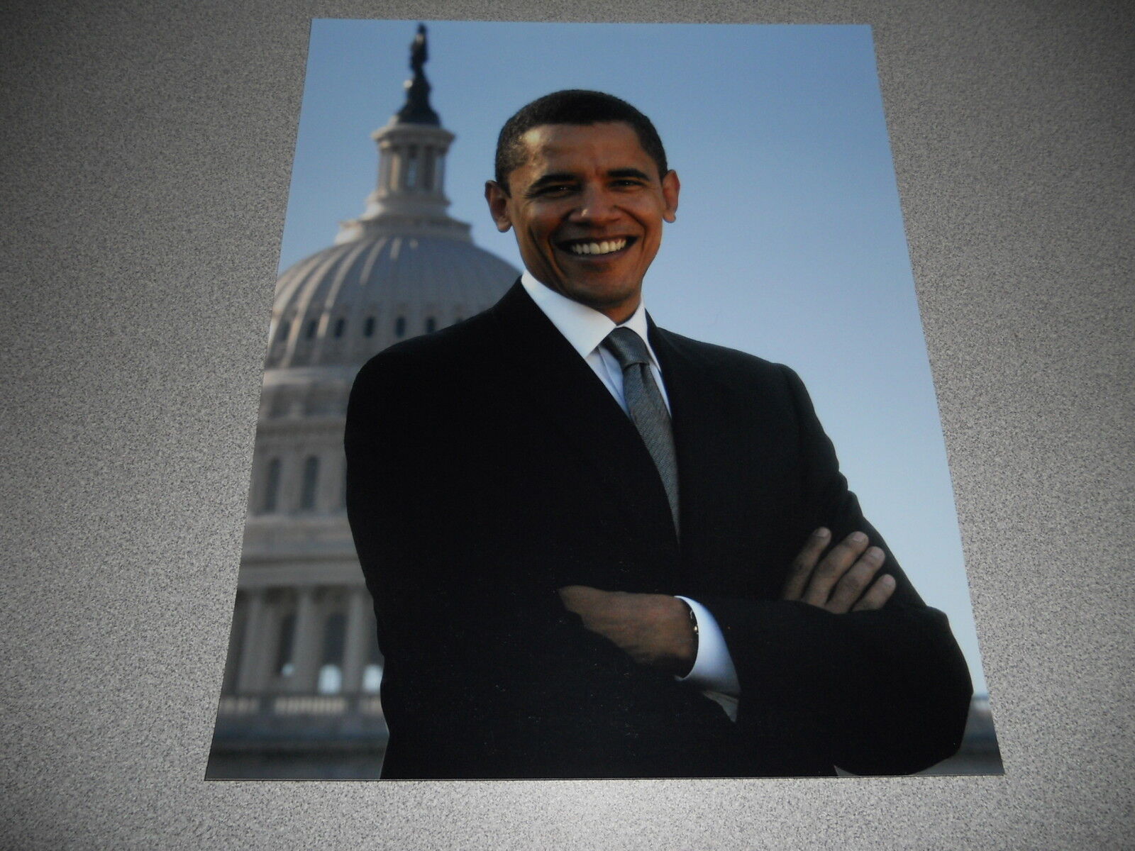 Barack Obama Senator 11x14 Promo Campaign Photo Poster painting #1