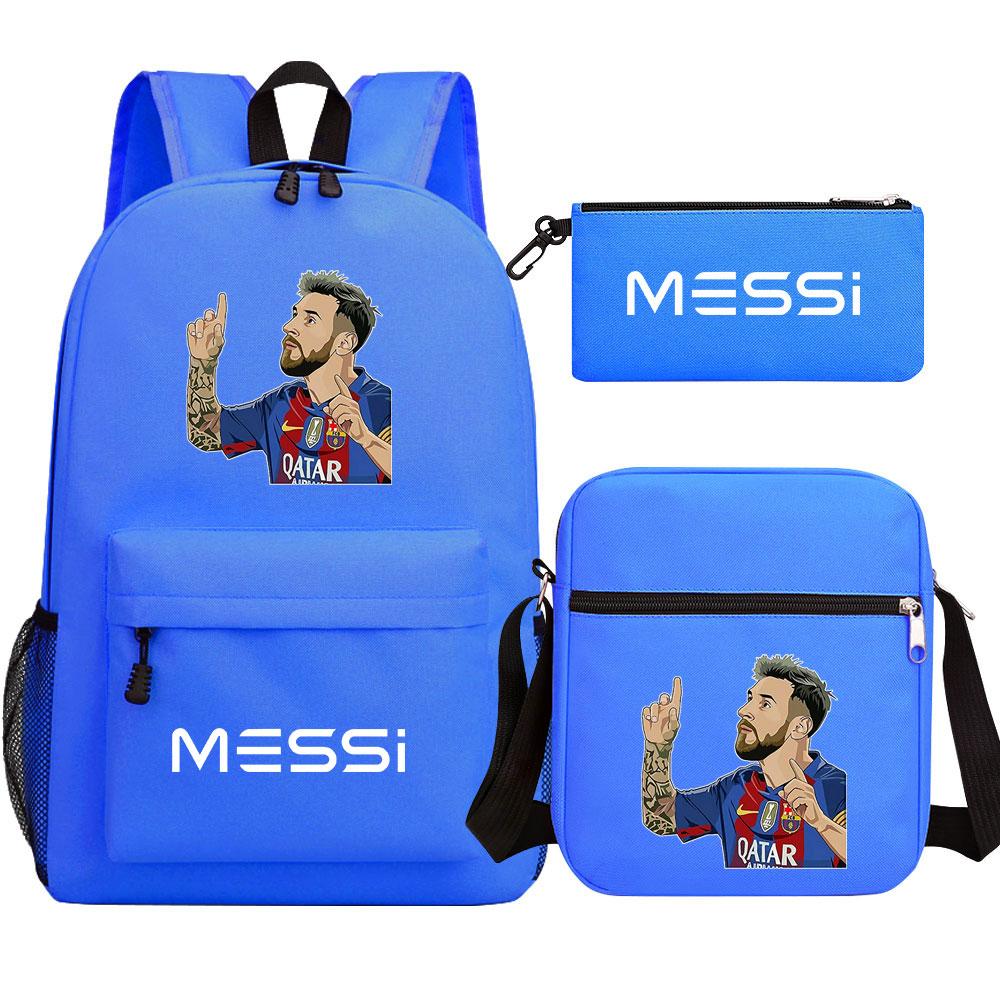 Mayoulove Lionel Messi Backpack Lightweight Durable Design for School Adventures-Mayoulove