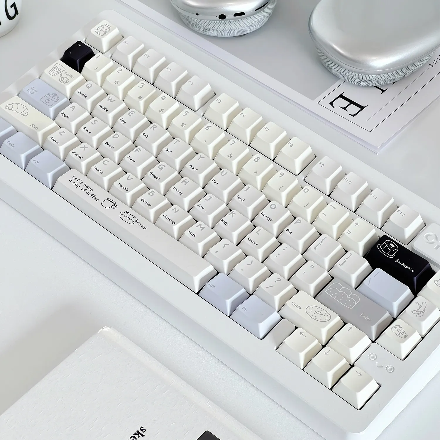 Baking Diary 142 Keys Cherry Profile Dye-sub PBT Keycaps