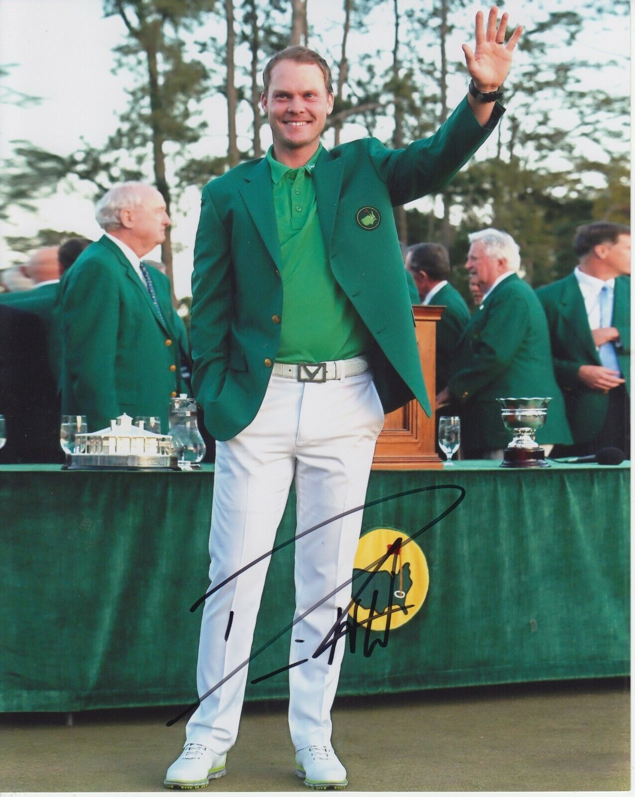 Dany Willett 2016 Masters 8x10 Signed Photo Poster painting w/ COA Golf #1