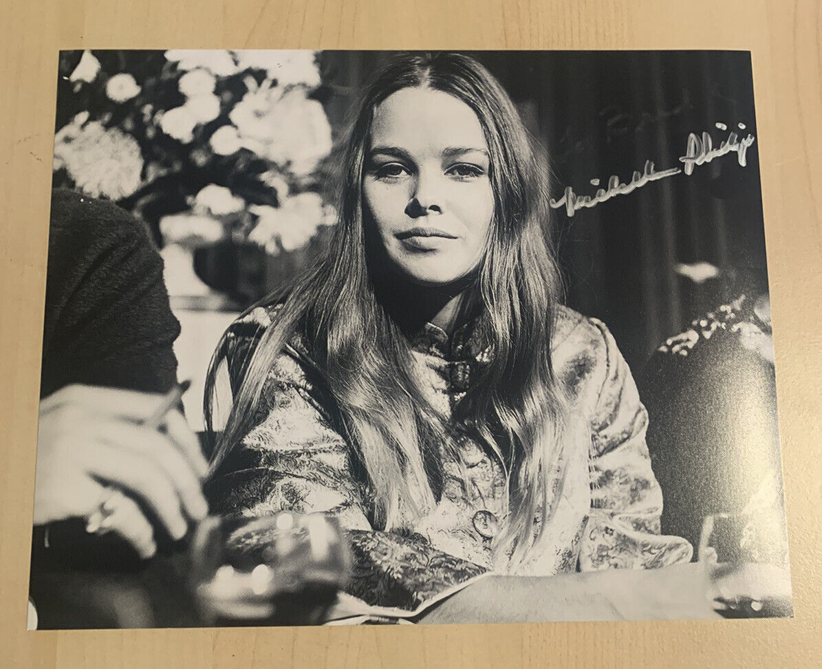 MICHELLE PHILLIPS SIGNED 8x10 Photo Poster painting AUTOGRAPHED THE MAMAS & THE PAPAS SINGER COA