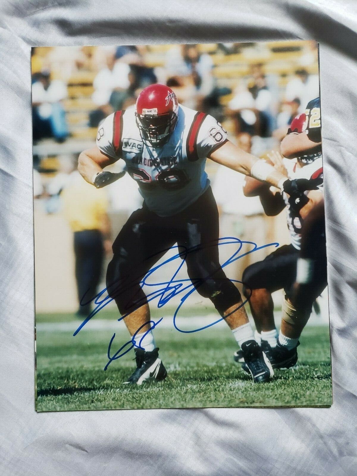 KYLE TURLEY SAN DIEGO STATE ST AZTECS SIGNED AUTOGRAPHED 8X10 Photo Poster painting COA FOOTBALL