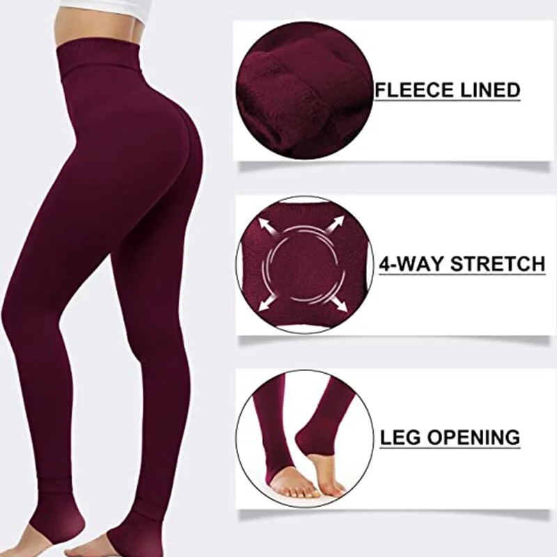 SVOKOR 2019 Women Velvet Pants Keep Fitness Warm Elastic Force Trousers Comfortable High Waist Push Up Casual Female Pants