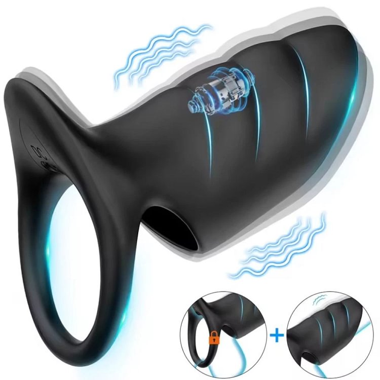 pornhint Pornhint Male Cock Girth Enlarger Enhancer Penis Extension Extender Sheath Sleeve Men USA Toy