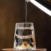Verre &agrave; vin en forme de diamant