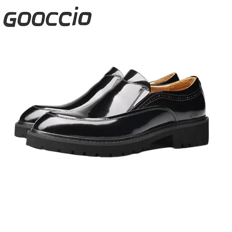 FS181 Glossy Cowhide Dress Shoes/Loafers For Men GOOCCIO   