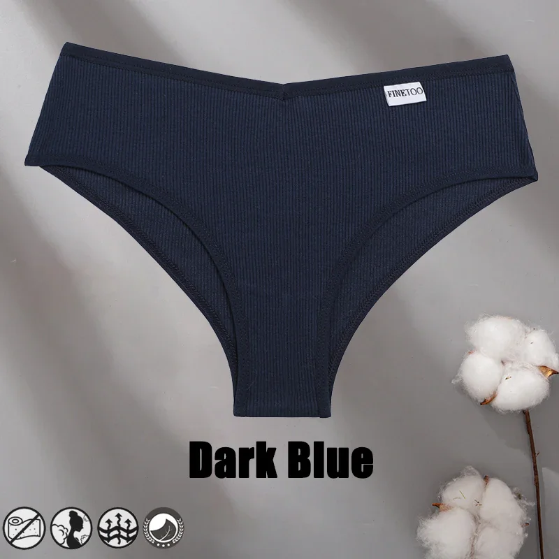 Billionm V Waist Cotton Panties for Women Underwear Sexy Briefs Solid Color M-3XL Plus Size Panty Female Soft Intimates Lingere