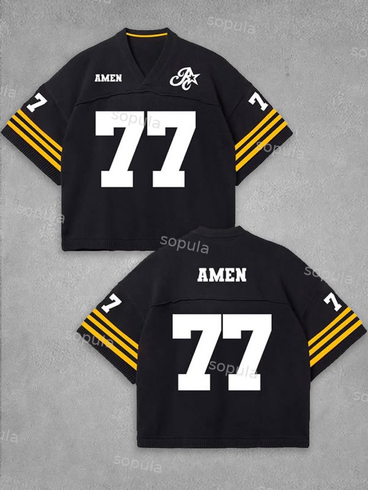 Amen Preta V-neck Jersey - SOPULA