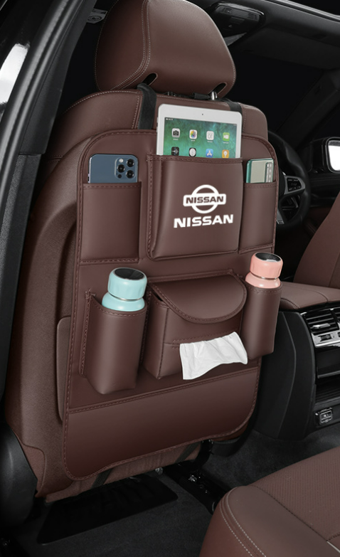 Car seat back storage bag