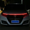 Car Hood LED Light Bar New Start Scanning Streamer Light Hood Light Center Grid Atmosphere Light Hood Light Super Bright Light Guide Light