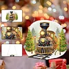 Diamond Painting Acrylic Christmas Train Diamond Painting Hanging Pendant Ornaments