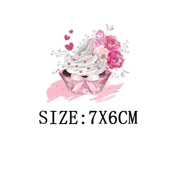 Beautiful Flowers Thermal Sticker On T-shirt DIY Washable Iron On Transfer For Clothing Funny Design Patches On Clothes Applique