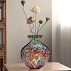 Gras-DIY, k&uuml;nstlerische Vase, Desktop, Diamantkunstkit, doppelseitiger Bohrer, Wohnaccessoire