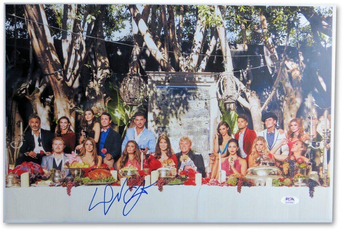 Lisa Vanderpump Signed Autographed 12X18 Photo Poster painting Vanderpump Rules Cast PSA AJ57668