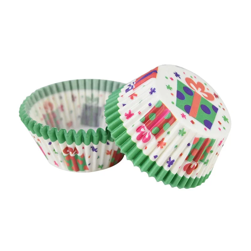 100Pcs Muffin Cupcake Paper Cups Cupcake Liner Baking Muffin Box Cup Case Party Tray Cake Decorating Tools Birthday Party Decor