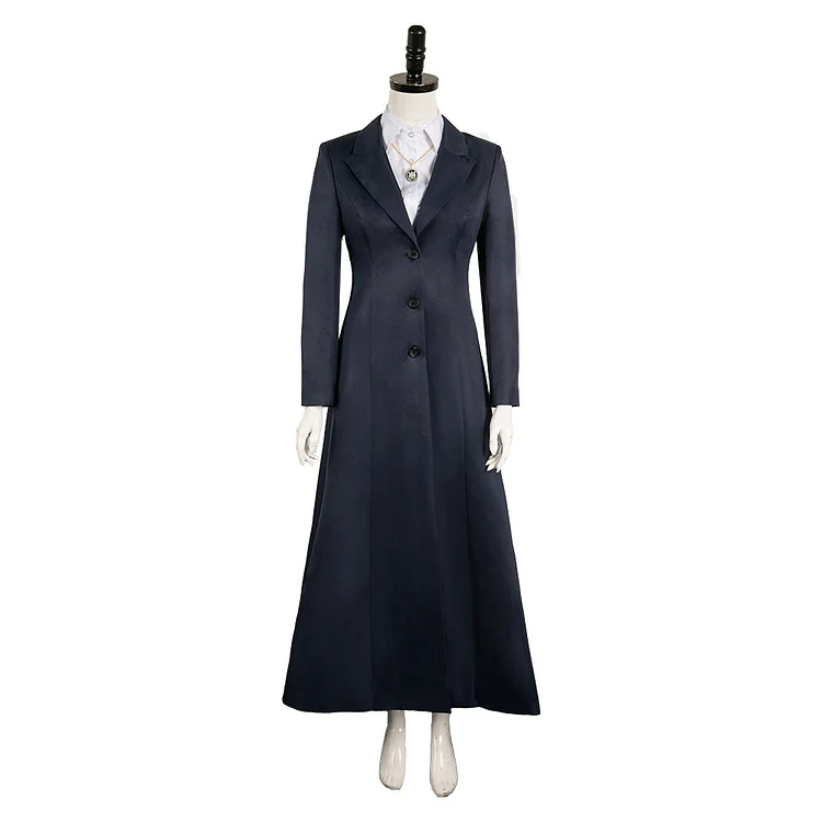 TV Agatha All Along (2024) Agatha Harkness Black Coat Outfits Cosplay Wanda Vision Costume Halloween Carnival Suit