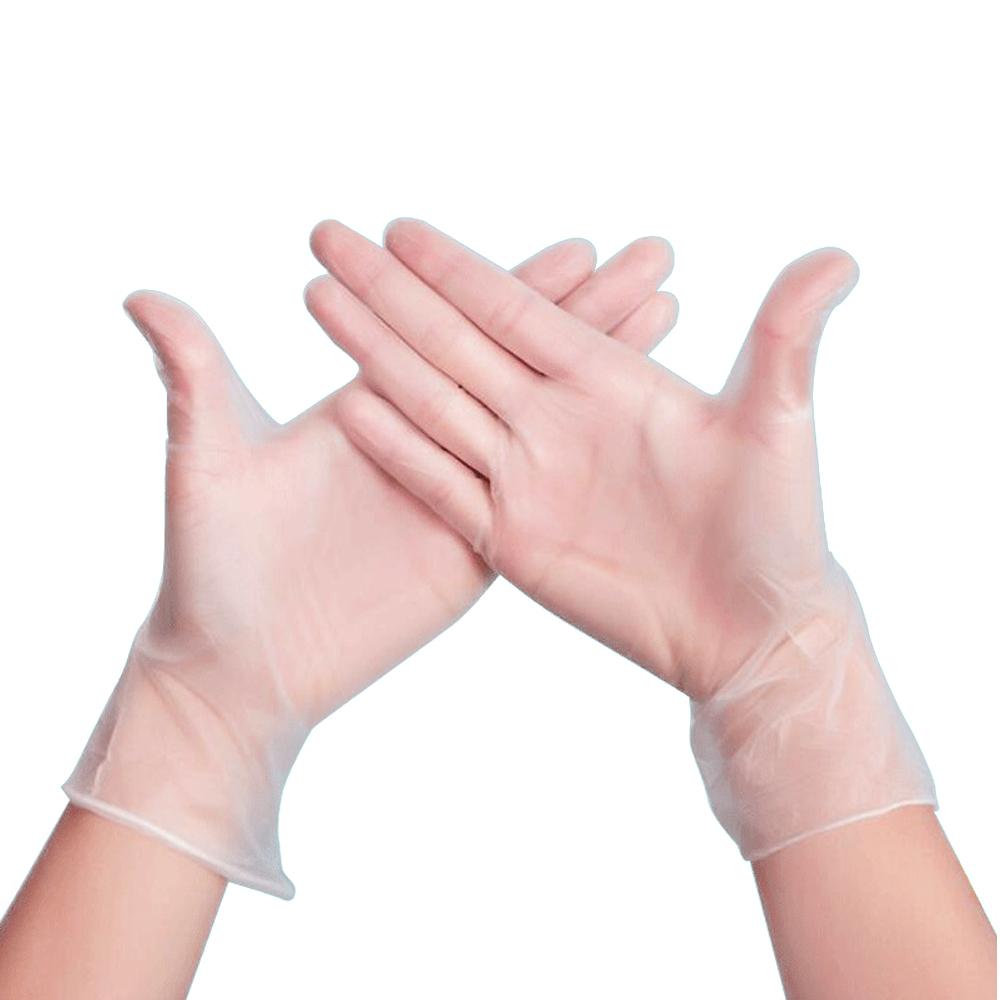 PVC Gloves-Disposable, Powder Free, Industrial, 3 mil, Small, Clear (Box of 100)