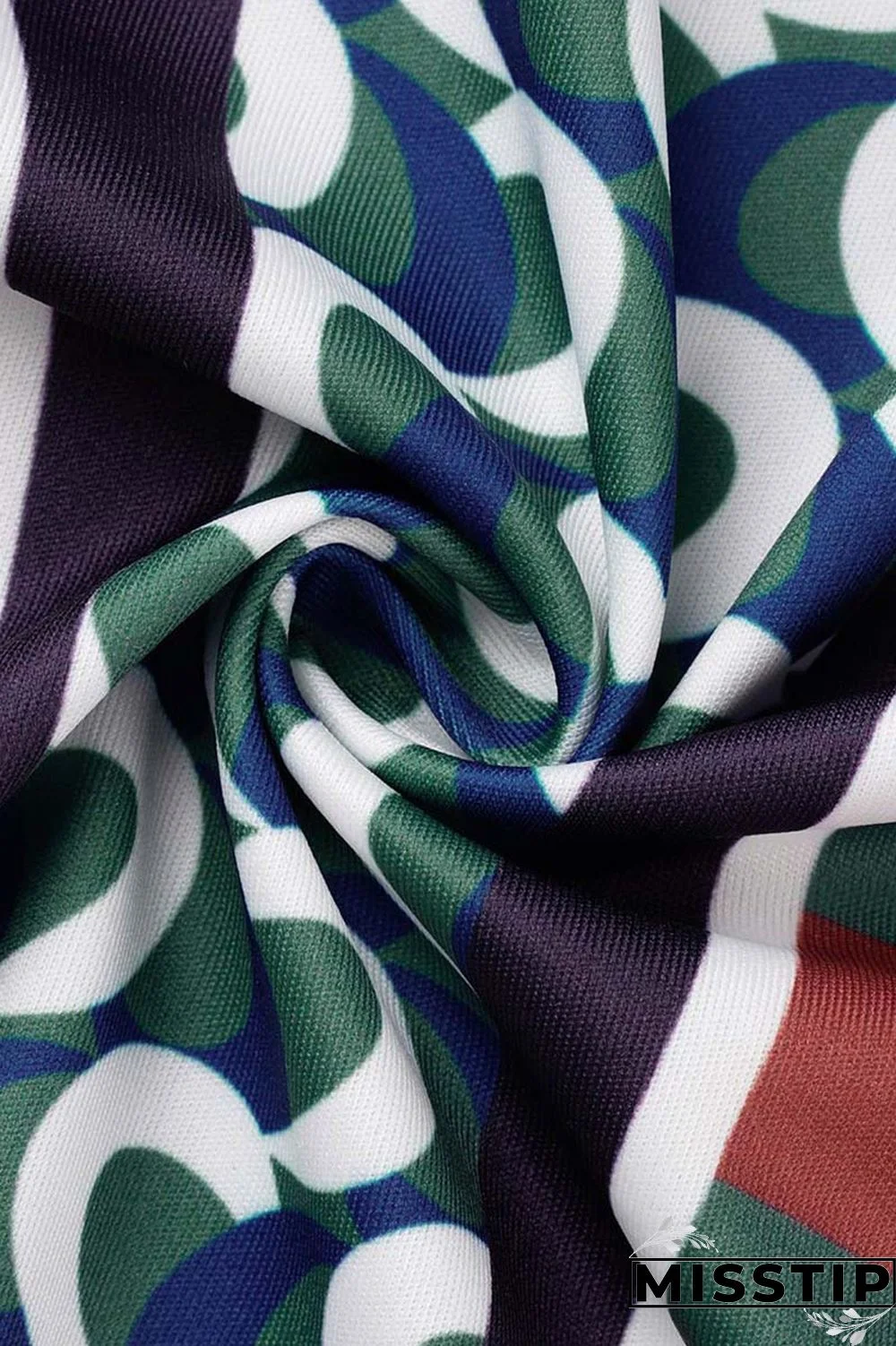 Black Casual Print Patchwork Zipper Collar Long Sleeve Two Pieces