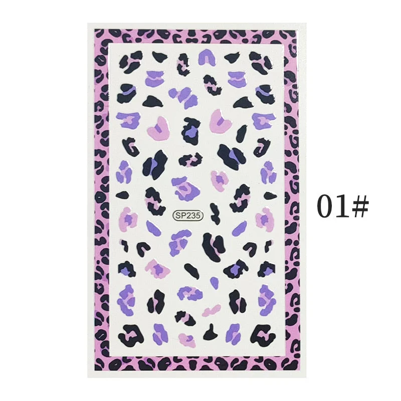 1 Sheet New Roman English Alphabet Number 3D Nail Stickers Christmas Animals iridescent Gold Silver Word Small Letters Nail