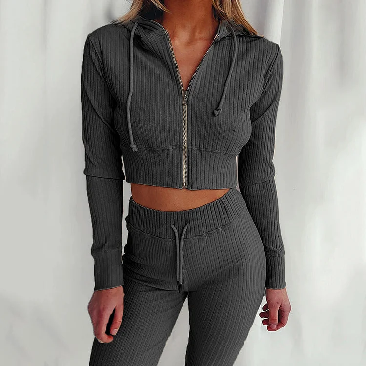 Hooded Casual Suit