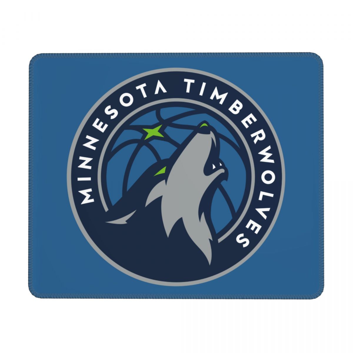 Minnesota Timberwolves Logo Square Rubber Base MousePads